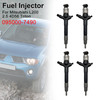 Mitsubishi L200 2.5 4D56 Triton 4Pcs Fuel Injector 1465A297 095000-7490 Generic