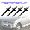 Mitsubishi L200 2.5 4D56 Triton 4Pcs Fuel Injector 1465A297 095000-7490 Generic
