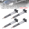 4Pcs Fuel Injector For Renault Trafic Laguna Opel Vivaro 2.0 CDTI 0445115007
