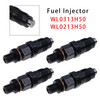 4Pcs Fuel Injector For Mazda BT50 2.5 B-Series Ford Courier 2.5L WL0213H50