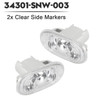 2006-2011 Honda Civic FD2 2x Clear Side Markers 34301-SNW-003 Generic