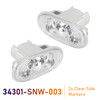 2006-2011 Honda Civic FD2 2x Clear Side Markers 34301-SNW-003 Generic