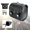 Motorbike Quick Release Saddlebag W/ Bracket Luggage Storage Black Generic