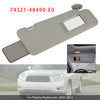2008-2013 Toyota Highlander Gray Right Side Sun Visor 74321-48490-E0 Generic