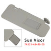2008-2013 Toyota Highlander Gray Right Side Sun Visor 74321-48490-E0 Generic