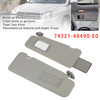 2008-2013 Toyota Highlander Pair Gray Sun Visor 74321-48490-E0 Generic