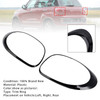 2014-2020 Fiat 500L Left+Right Rear Taillight Lamp Trim Ring Black Generic