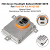 HID Xenon Headlight Ballast 8K0941597B For Audi A4 A5 A6 Q3 Q5