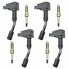 2014-2020 Ford Fusion Escape 1.5L 4X Ignition Coil + 4X Spark Plug UF735 Generic