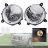 2007-2010 Jeep Patriot Left+Right Headlights Lamps Chrome Generic
