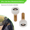 2Pcs Cab Door Roller AT319018 Fits For John Deere Skid Steer 240 250 260 270