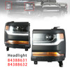 2016-2019 Chevy Silverado 1500 Left+Right HID Xenon Projector Headlight 84388631 84388632 Generic