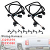 2016-2019 GMC Sierra 1500 2PCS Left+Right Tail Lamp Light Wiring Harness 23295979+23295980 Generic