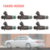 2002-2005 Nissan Altima Maxima Murano 6Pcs Fuel Injector 16600-AE060 Generic