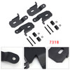 2018-2019 Jeep Wrangler JL 2 Pack 7318 A-Pillar Black Light Mount Brackets Generic