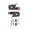2018-2019 Jeep Wrangler JL 2 Pack 7318 A-Pillar Black Light Mount Brackets Generic
