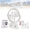 12V/24V Auto-Sensing Low-Power Draw Fan For Boats and RV White.
