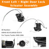 2000-2006 Toyota Tundra Front Left + Right Door Lock Actuator Assembly 69040-0C010 69030-0C010 Generic