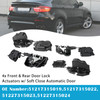 4x Front & Rear Door Lock Actuators for BMW X5 E70 07-12 X6 E71 08-14 w/ Soft Close Automatic Door