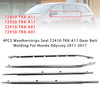 4PCS Weatherstrips Seal 72410-TK8-A11 Door Belt Molding For Honda Odyssey 2011-2017
