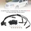 1x Ignition Coil + 6x Spark Plugs +6x  Wire Pack UF434 For Chevrolet GMC Pontiac Saturn