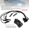 1x Ignition Coil + 6x Spark Plugs +6x  Wire Pack UF434 For Chevrolet GMC Pontiac Saturn