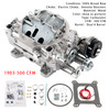 1903 Carburetor 500 CFM 4 Barrel For Avs2 Series Electric Choke Square Flange Dual Quad