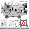 1903 Carburetor 500 CFM 4 Barrel For Avs2 Series Electric Choke Square Flange Dual Quad