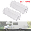 2PCS Fridge Shelf Grey Clear Middle Or Top Door Bin 306mm 289072710 For Dometic Caravan