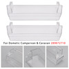 2PCS Fridge Shelf Grey Clear Middle Or Top Door Bin 306mm 289072710 For Dometic Caravan