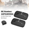 2011-2018 Jeep Wrangler Unlimited 2x Rear Black Seat Belt Bezel 1AP31DX9AA Generic