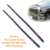 2007-2020 Toyota Tundra Double Cab 2PCS Roof Drip Molding Weatherstrips Generic