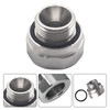 Thread Size Oil Drain Valve Adapter Silver A-211 27mm-2.0