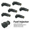 2001-2005 Volkswagen EuroVan Golf Jetta V6 2.8L 6Pcs Fuel Injector 0280155985 Generic