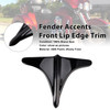 2009-2023 Harley ABS Rear Fender Accents Front Edge Trim Black Generic