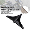 2009-2023 Harley ABS Rear Fender Accents Front Edge Trim Black Generic