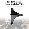 2009-2023 Harley ABS Rear Fender Accents Front Edge Trim Black Generic