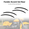 2006-2013 Harley FLHX Street Glide Fender Accent Set Rear Black Generic