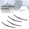 2006-2013 Harley FLHX Street Glide Fender Accent Set Rear Chrome Generic