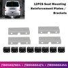 12x Seat Mounting Reinforcement Plates/Brackets For VW T5 T6 2 + 1 Rear Seats