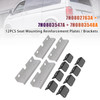 12x Seat Mounting Reinforcement Plates/Brackets For VW T5 T6 2 + 1 Rear Seats