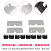 12x Seat Mounting Reinforcement Plates/Brackets For VW T5 T6 2 + 1 Rear Seats
