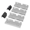 12x Seat Mounting Reinforcement Plates/Brackets For VW T5 T6 2 + 1 Rear Seats