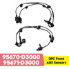 2015-2021 Kia Sportage QL 2PC Front ABS Sensors 95670-D3000 95671-D3000 Generic