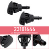 2014-2019 Chevrolet Silverado 1500 2PC Windshield Washer Nozzle 23181646 Generic