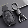 Mercedes-Benz Leather Silicone Car Key Case Cover With Buckle Generic