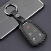 2013-2019 Cadillac ATS CTS CT6 XTS XT4 XT5 Escalade Leather Silicone Car Key Case Cover With Buckle Generic