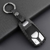 Leather Silicone Car Key Case Cover With Buckle For Audi A4 Q5