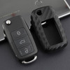 2006-2019 Volkswagen Leather Silicone Car Key Case Cover With Buckle Generic