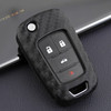 2010-2019 Chevrolet Trax Cruze Leather Silicone Car Key Case Cover With Buckle Generic